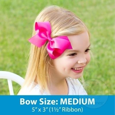 Seersucker Overlay Hair Bow - Image 11